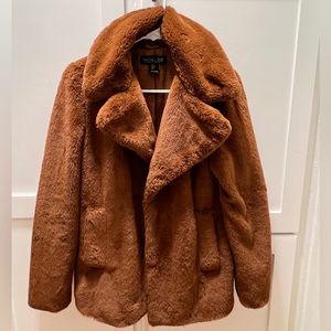 Rachel Zoe Faux Fur Jacket EUC